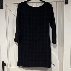 Black & red/purple Plaid Women's Dress